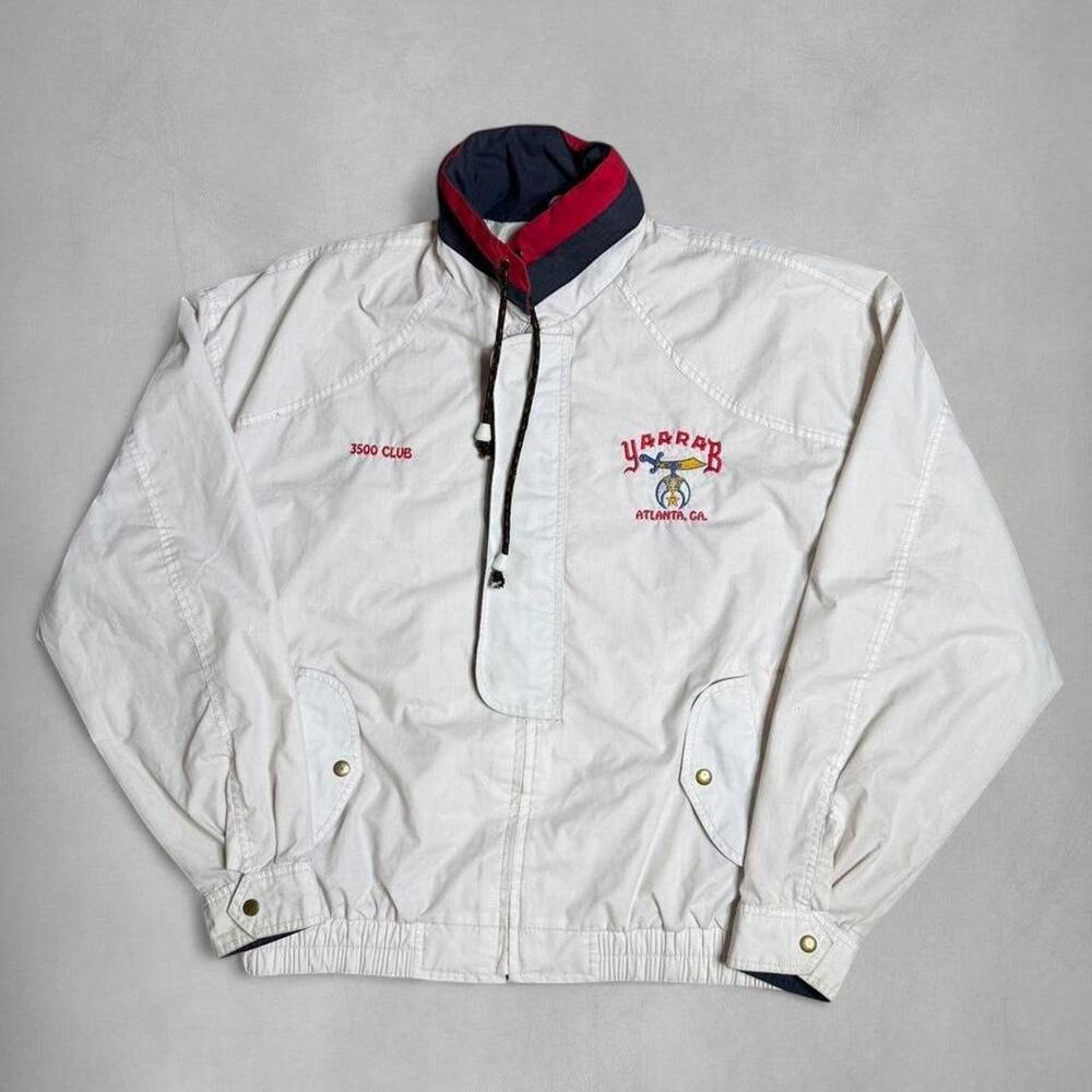 Large | VTG 1999 Yaarab Shriners Circus Atlanta Windbreaker Jacket